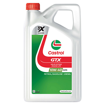 poster CASTROL GTX ULTRACLEAN 10W40 4L