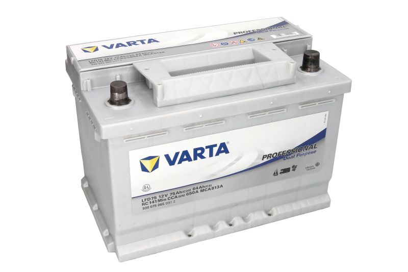 poster Varta Pro Dual Purpose 12V 75AH 650A LFD75, 930 075 065